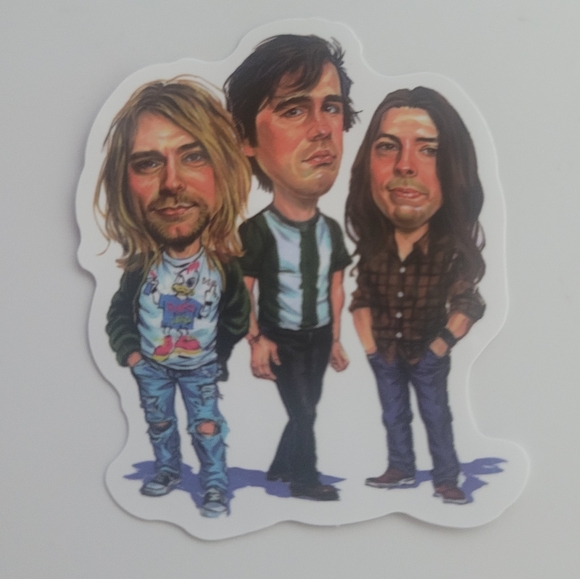 Other - Nirvana Sticker Caricature
